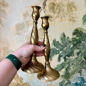 Pair of Brass Candlesticks